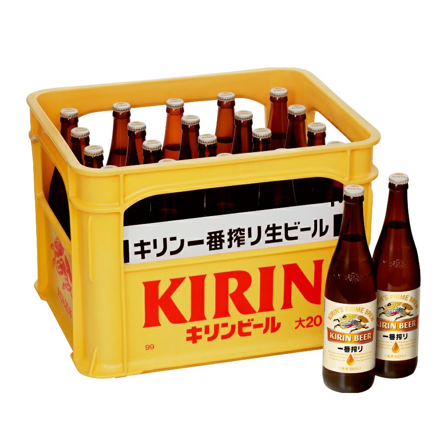 キリン 一番搾り 633ml大瓶 20本入/ケース | お酒の総合専門店【LIQUOR 