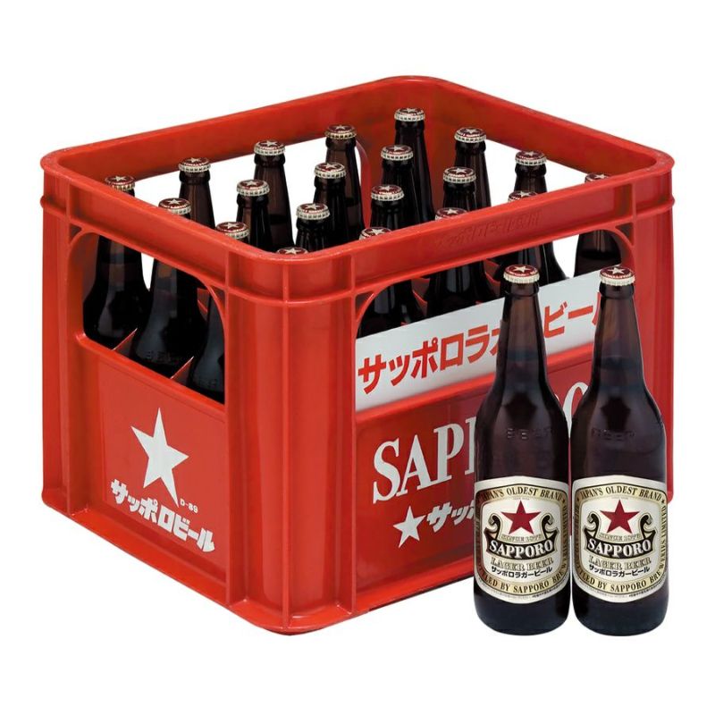 サッポロ ラガービール 大瓶（633ml） 1箱（20本入） サッポロビール 新発売 - ビール、発泡酒