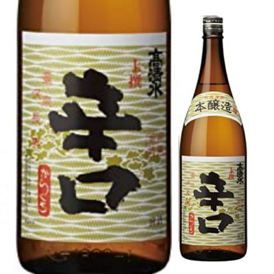 秋田酒類製造 上撰 本醸造 高清水 辛口 1.8L | 《公式》お酒の総合専門