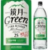 韓国焼酎　甲類焼酎　25°　鏡月グリーン　ペットボトル　1.8L