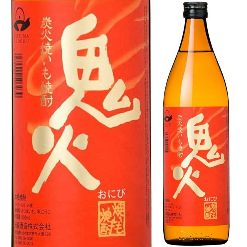 田崎酒造　焼芋焼酎　25°　鬼火　900ml