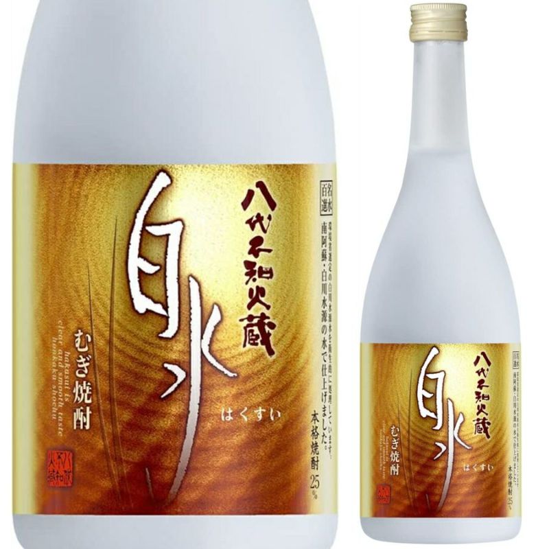 キリン　麦焼酎　25°　八代不知火蔵　白水　720ml