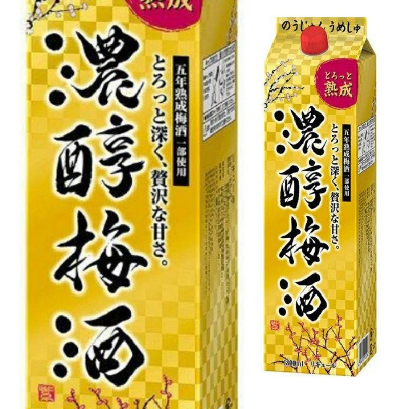 アサヒビール　濃醇梅酒　パック　1.8L