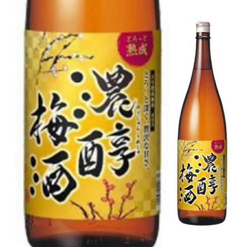 アサヒビール　濃醇梅酒　瓶　1.8L