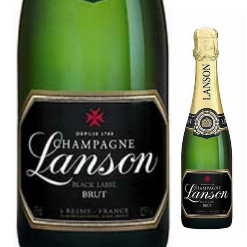 シャンパン ランソンLANSON ブラックラベル ブリュット750ml - 酒