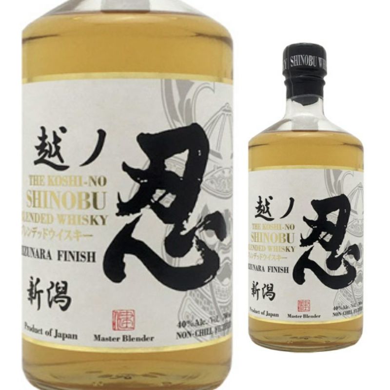 新潟麦酒 忍蒸留所 越ノ忍 ブレンデッドウイスキー 白 700ml | お酒の総合専門店【LIQUOR DEPOT（リカーデポ）】《公式》