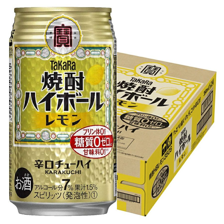 宝酒造 焼酎ハイボール レモン 350ml缶 24本入/ケース