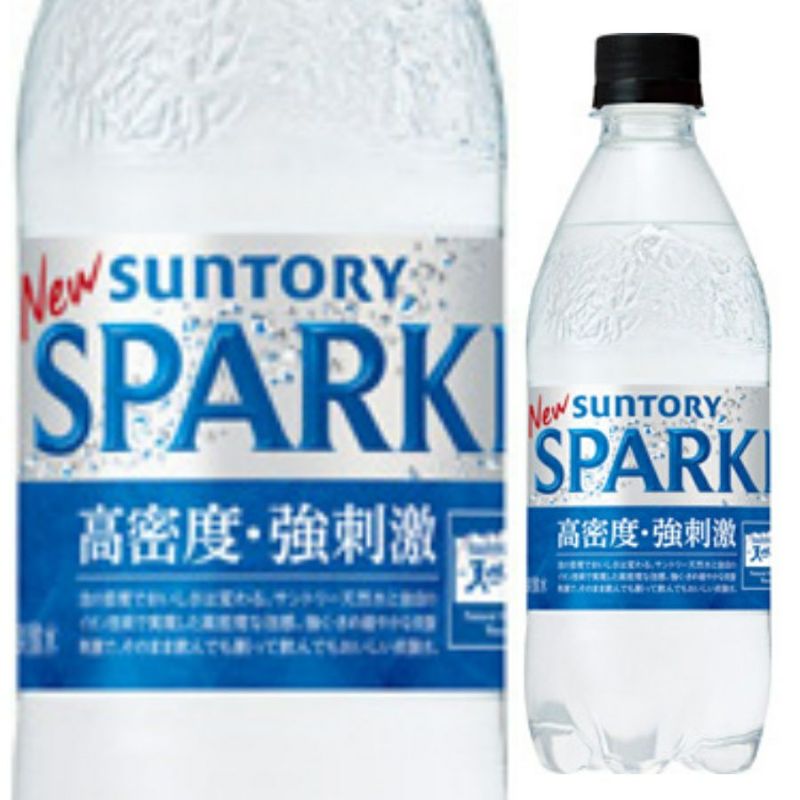 サントリー 天然水スパークリング ペットボトル 500ml 24本/ケース