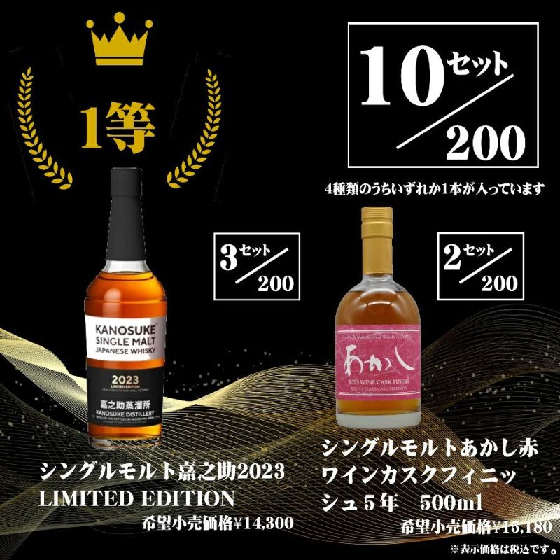 同梱不可】リカーデポのウイスキーくじ（2本組） | 《公式》お酒の総合専門店【LIQUOR DEPOT（リカーデポ）】