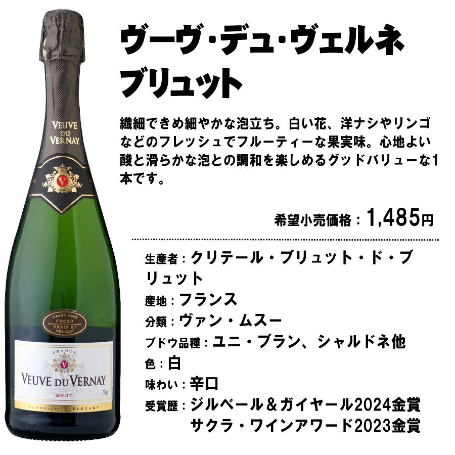 ヴーヴ・デュ・ヴェルネ　ブリュット